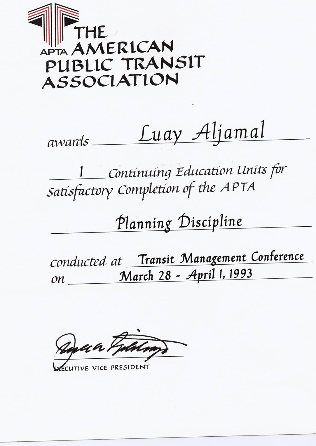 APTA Continuing Education