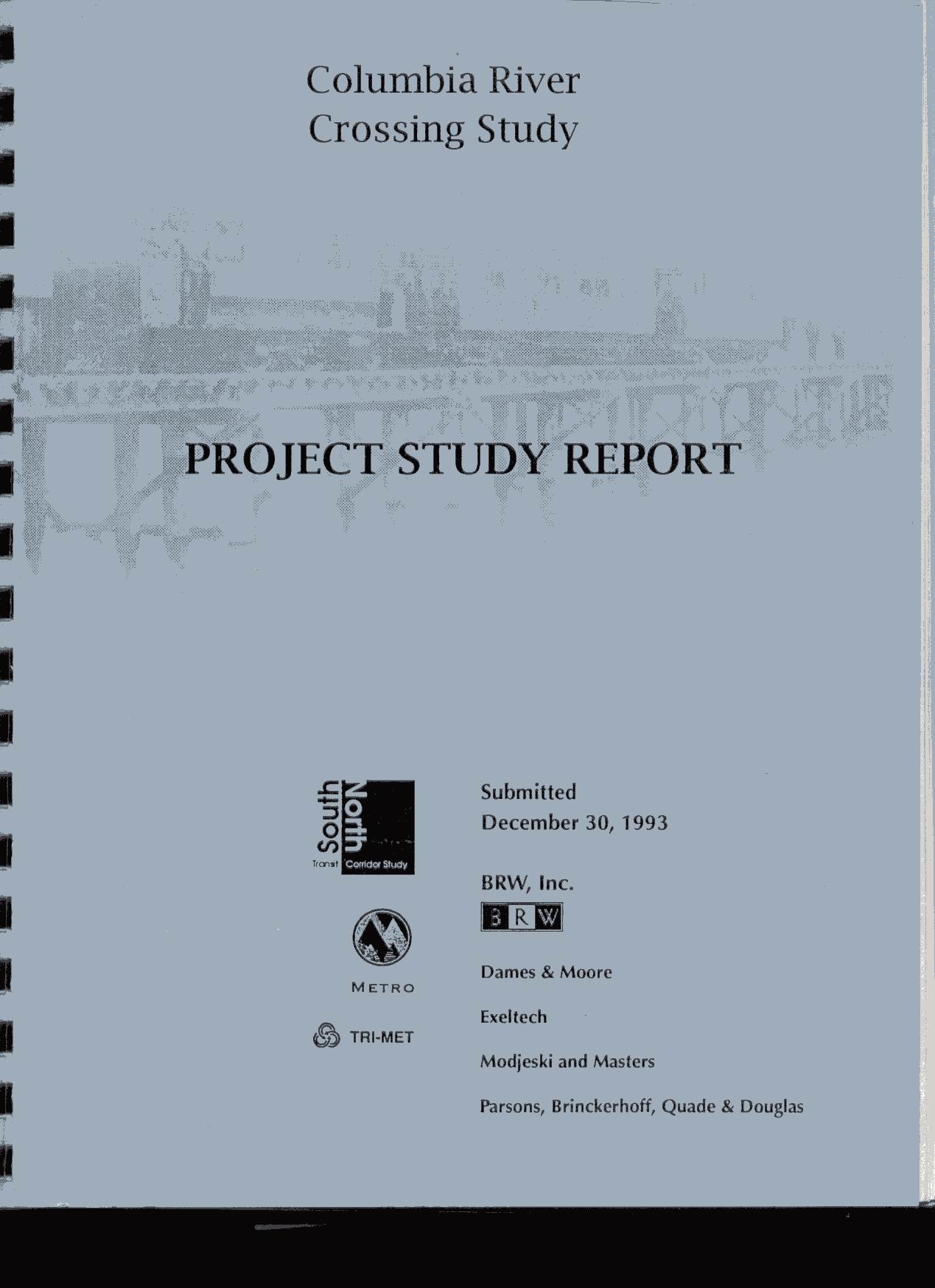Columbia River Crossing Study